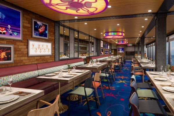 Pixar Market Restaurant cruise highlight