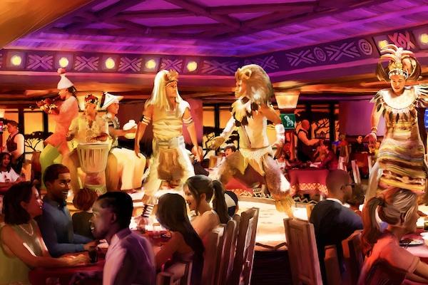 Feast of The Lion King cruise highlight