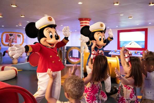 Mickey and Minnie Captain's Deck cruise highlight
