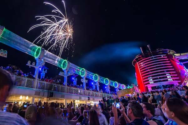 New Year's Eve cruise highlight