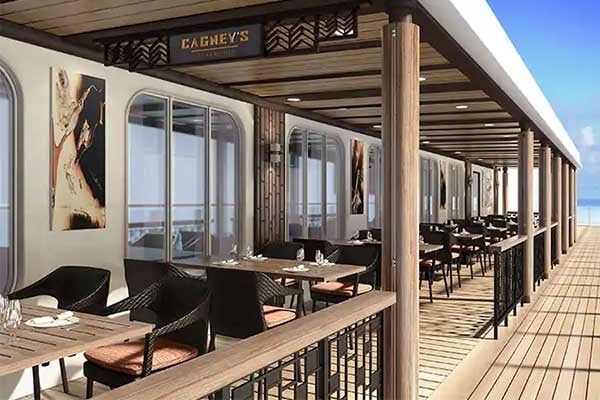 Cagney's Steakhouse cruise highlight