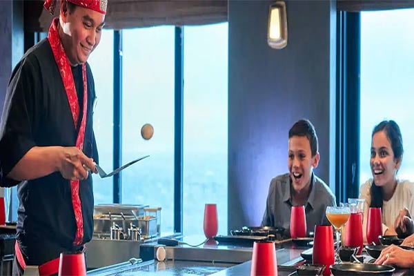 Teppanyaki cruise highlight