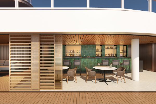 The Haven Outdoor Bar cruise highlight