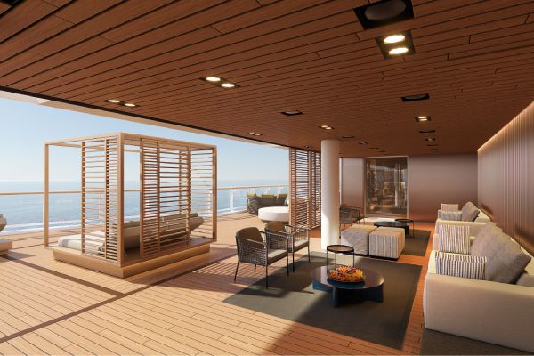 The Haven Outdoor Lounge cruise highlight