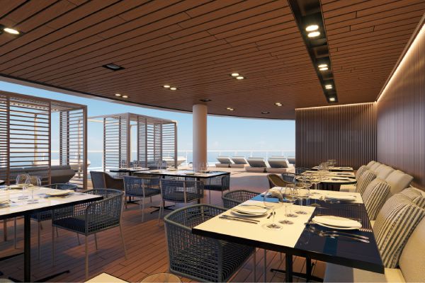 The Haven Outdoor Restaurant cruise highlight