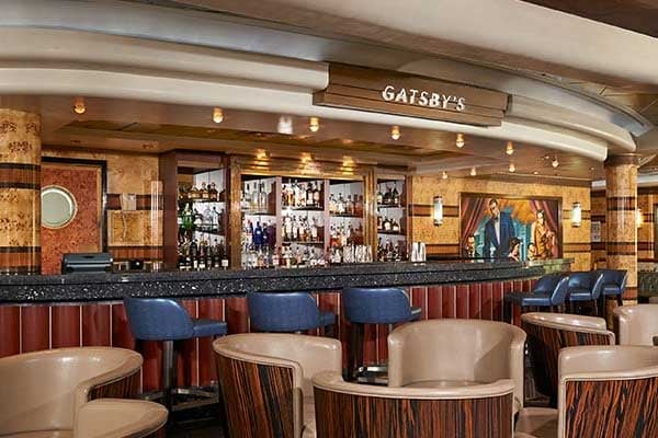 Gatsby's Champagne Bar cruise highlight