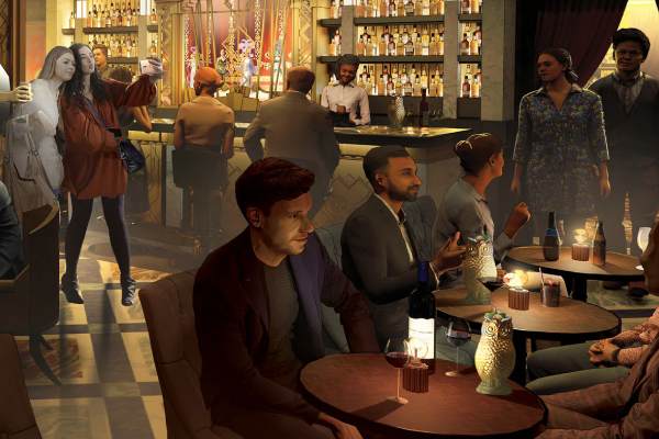 Cardini's Bar cruise highlight