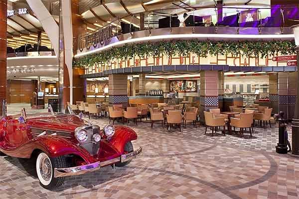 Cafe Promenade cruise highlight