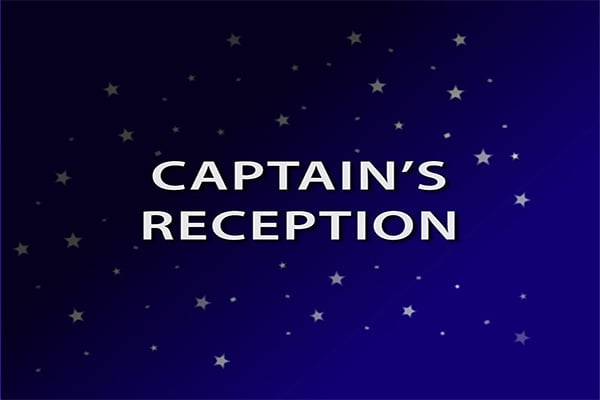Captains Reception cruise highlight