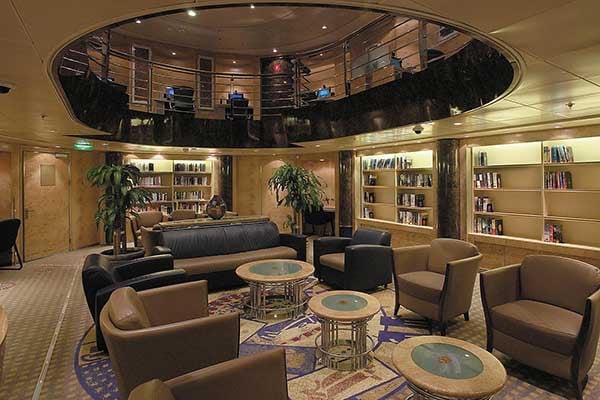 Library and Card Room cruise highlight