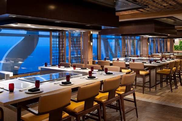Izumi Teppanyaki cruise highlight