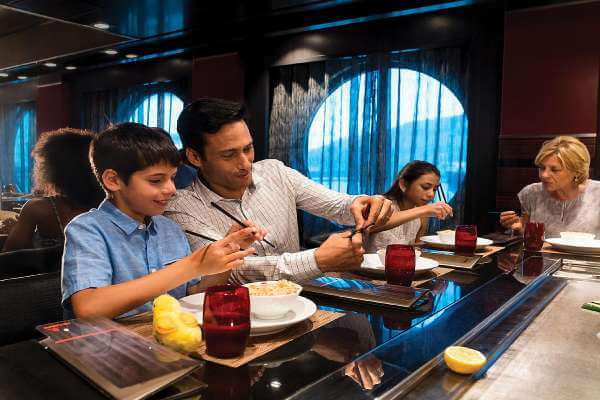 Izumi Hibachi and Sushi cruise highlight