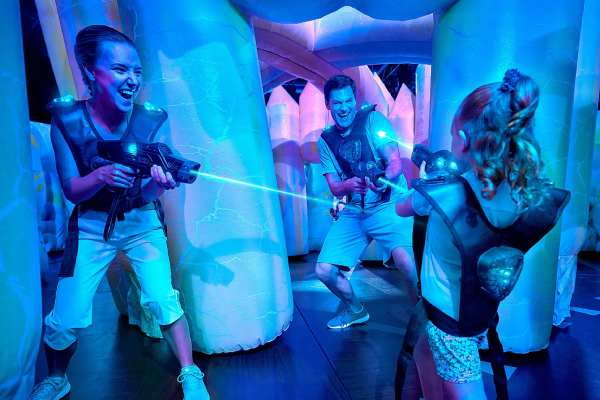 Laser Tag cruise highlight