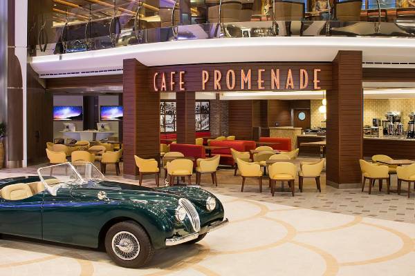 Cafe Promenade cruise highlight