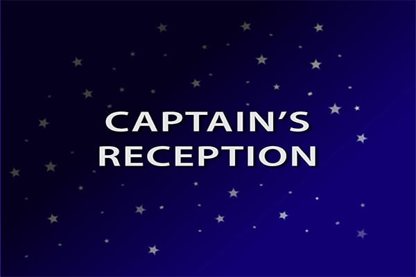 Captains Reception cruise highlight