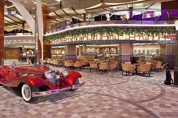 Cafe Promenade cruise highlight