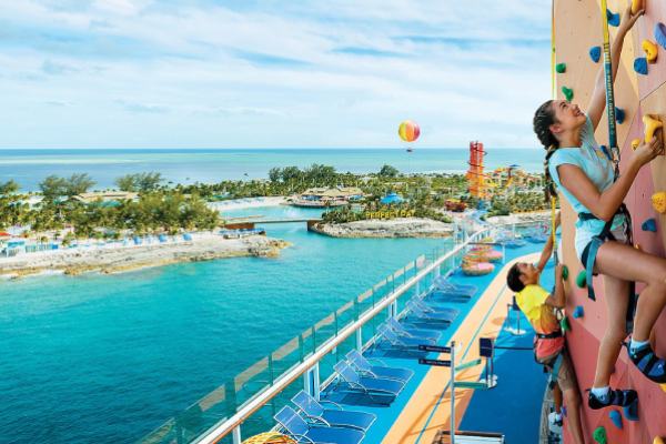 Rock Climbing cruise highlight