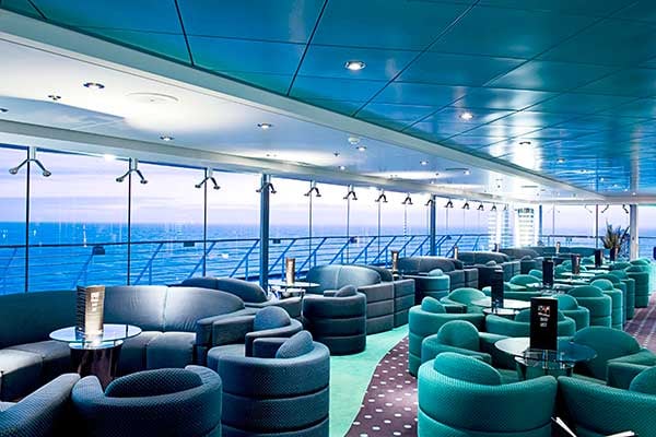 The blue Club Disco cruise highlight