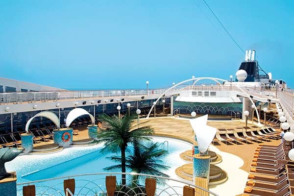 La Spiaggia Pool area cruise highlight