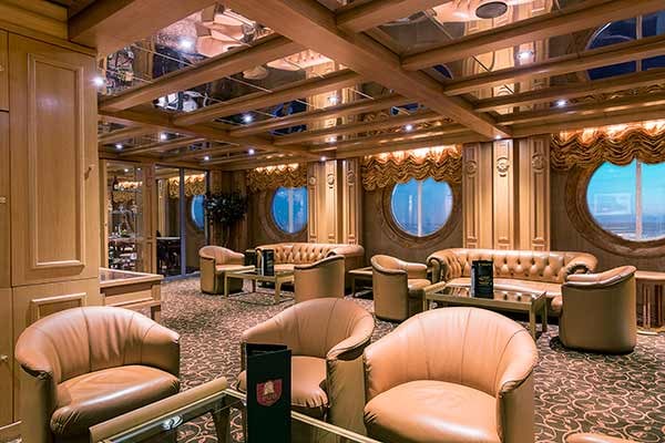 Ambassador Cigar Room cruise highlight