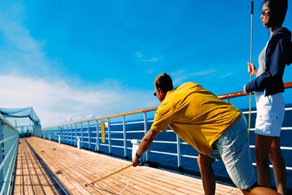 Shuffleboard cruise highlight