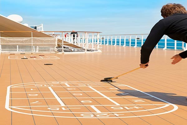 Shuffleboard cruise highlight