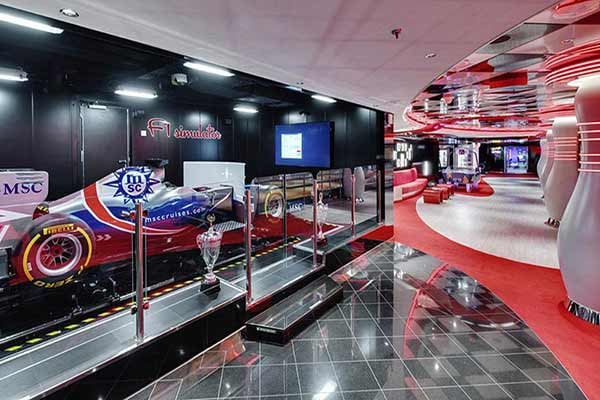 MSC Formula Racer cruise highlight
