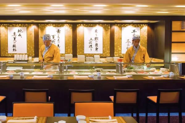 Sushi Bar cruise highlight