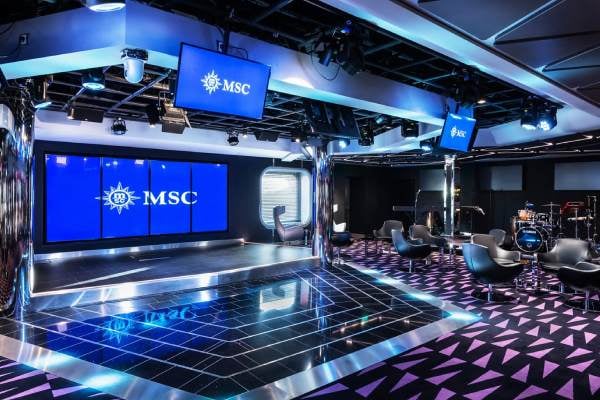 TV Studio & Bar cruise highlight