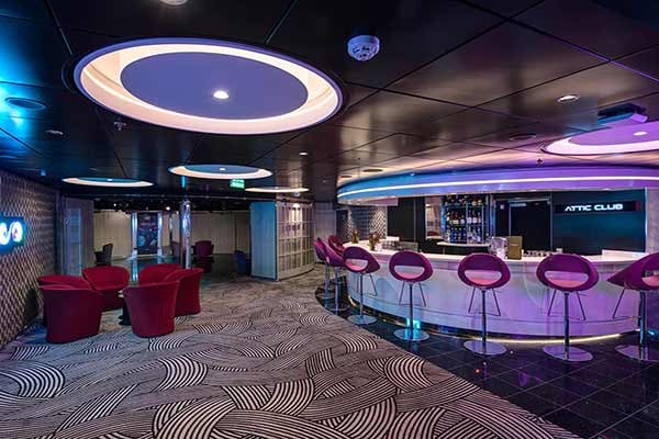 Attic Club and TV Studio & Bar cruise highlight