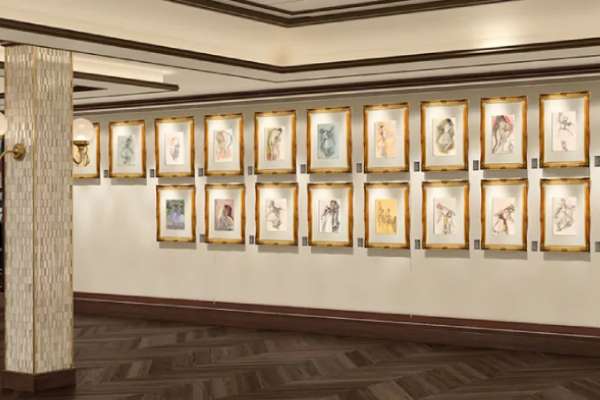 The Art Wall cruise highlight