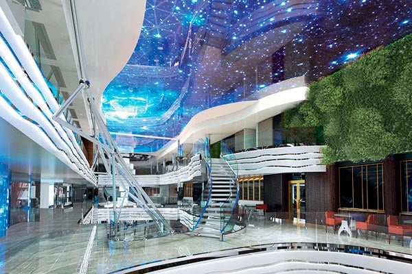 Indoor Promenade cruise highlight