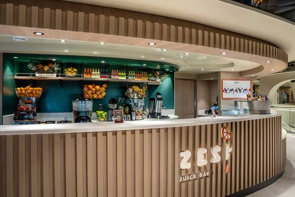 Zest - Juice Bar cruise highlight