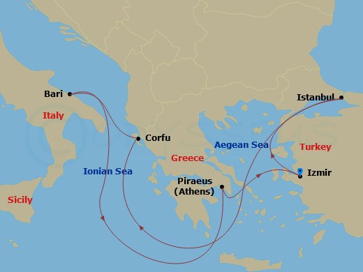 Cruise Map
