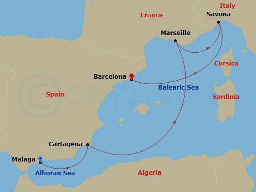 Cruise Map