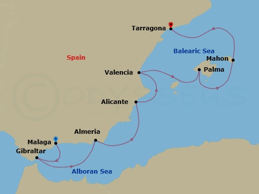 Cruise Map