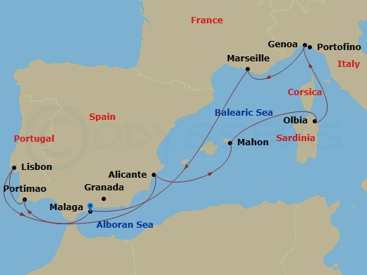 Cruise Map