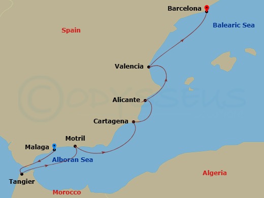 Cruise Map
