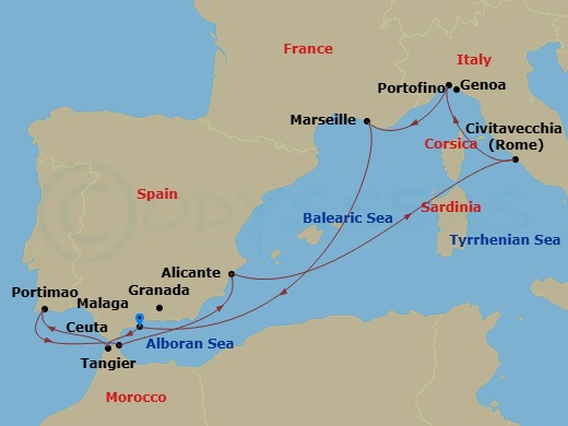 Cruise Map