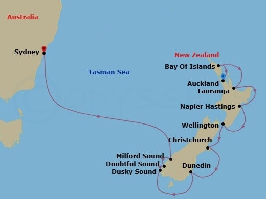 Cruise Map