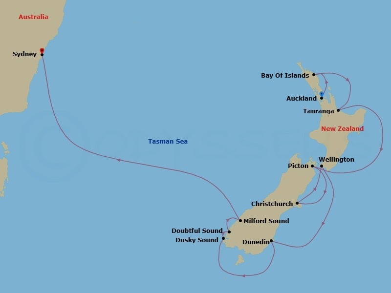Cruise Map