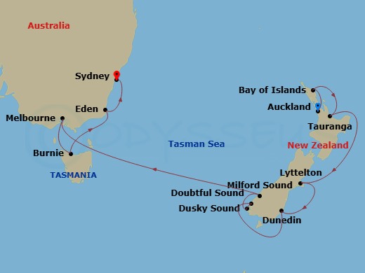 Cruise Map