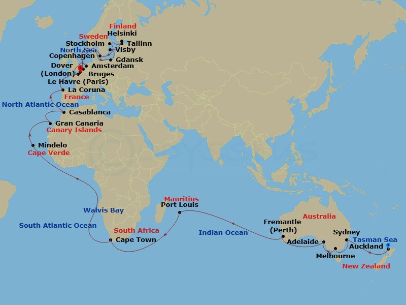 Cruise Map