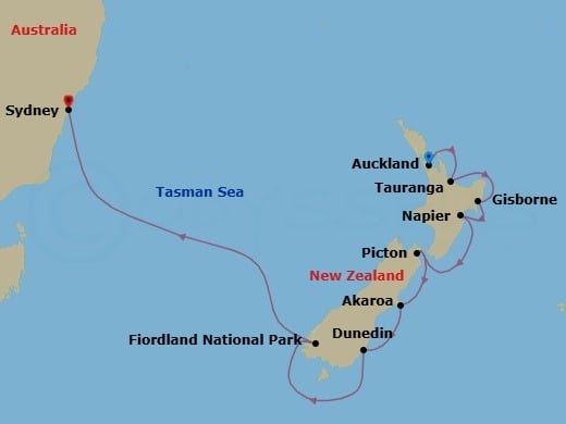 Cruise Map
