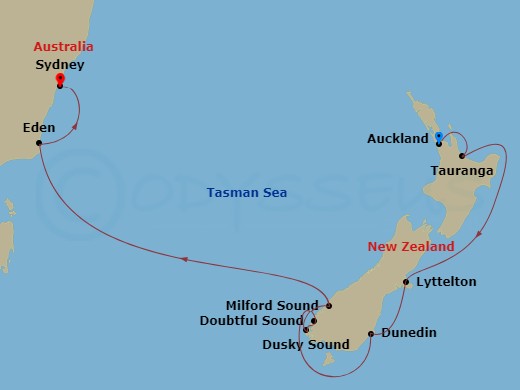 Cruise Map