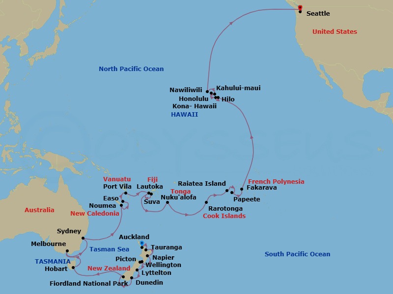 Cruise Map