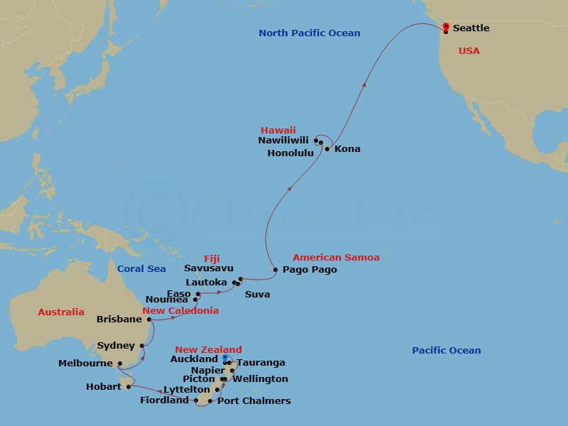 Cruise Map