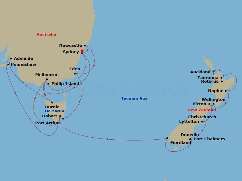 Cruise Map