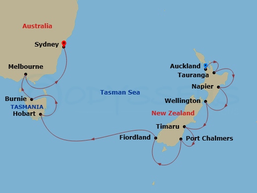 Cruise Map