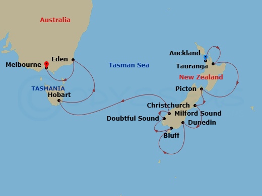 Cruise Map